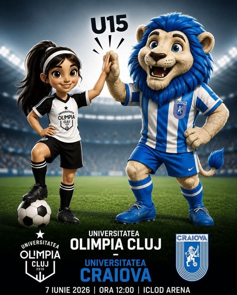 bilete Universitatea Olimpia Cluj vs Universitatea Craiova