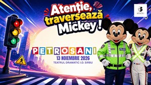 Atenție, traversează Mickey! - Petrosani