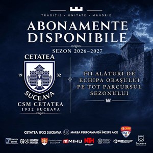 Abonamente Cetatea 1932 Suceava