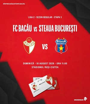 FC Bacau - Steaua Bucuresti