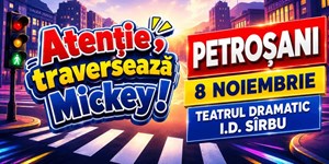 Atenție, traversează Mickey! - Petrosani