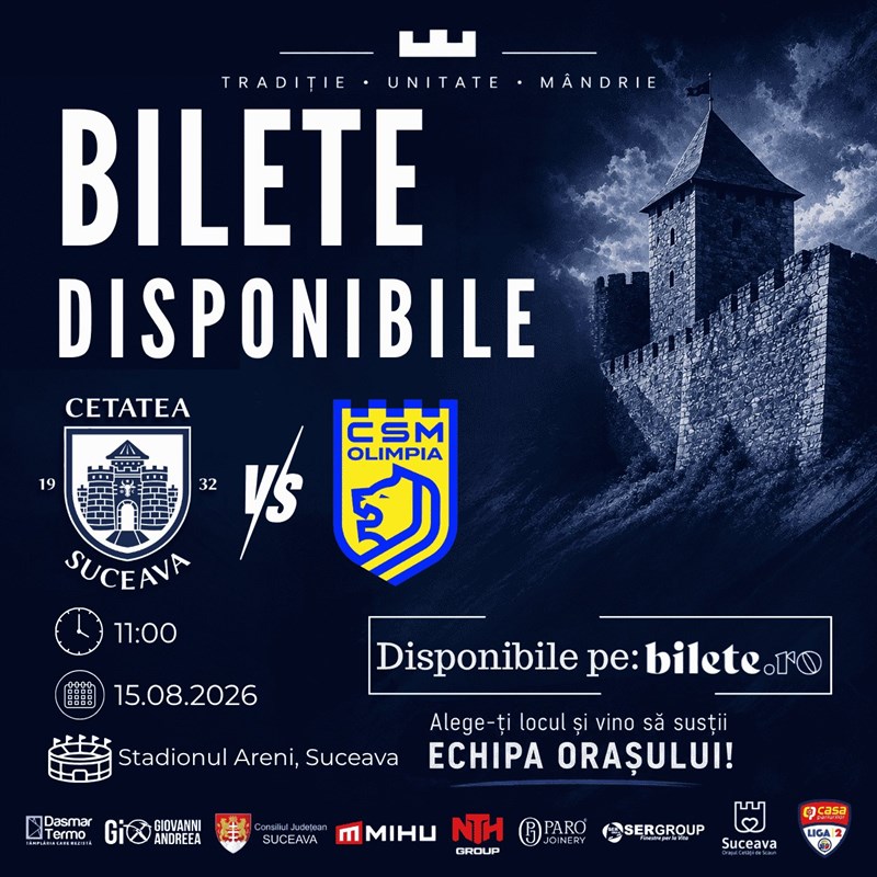 bilete Cetatea 1932 Suceava vs CSM Olimpia Satu Mare