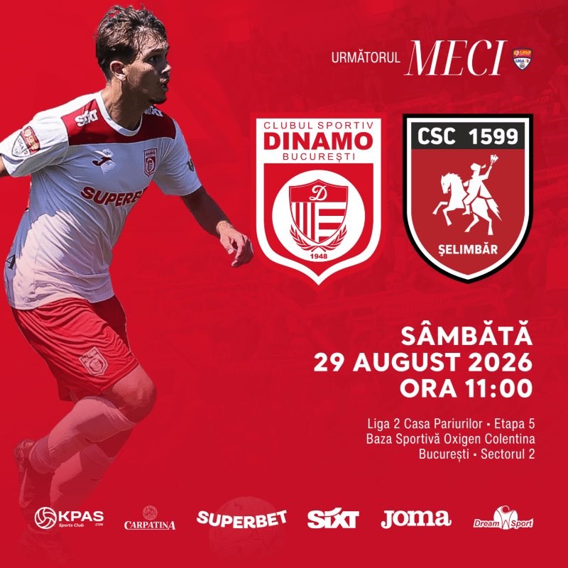 bilete CS Dinamo Bucuresti – CSC 1599 Şelimbăr