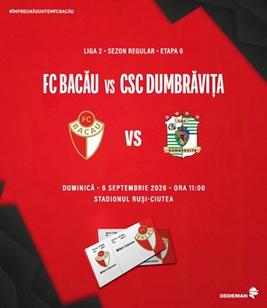 ACS FC Bacau vs CSC Dumbravita