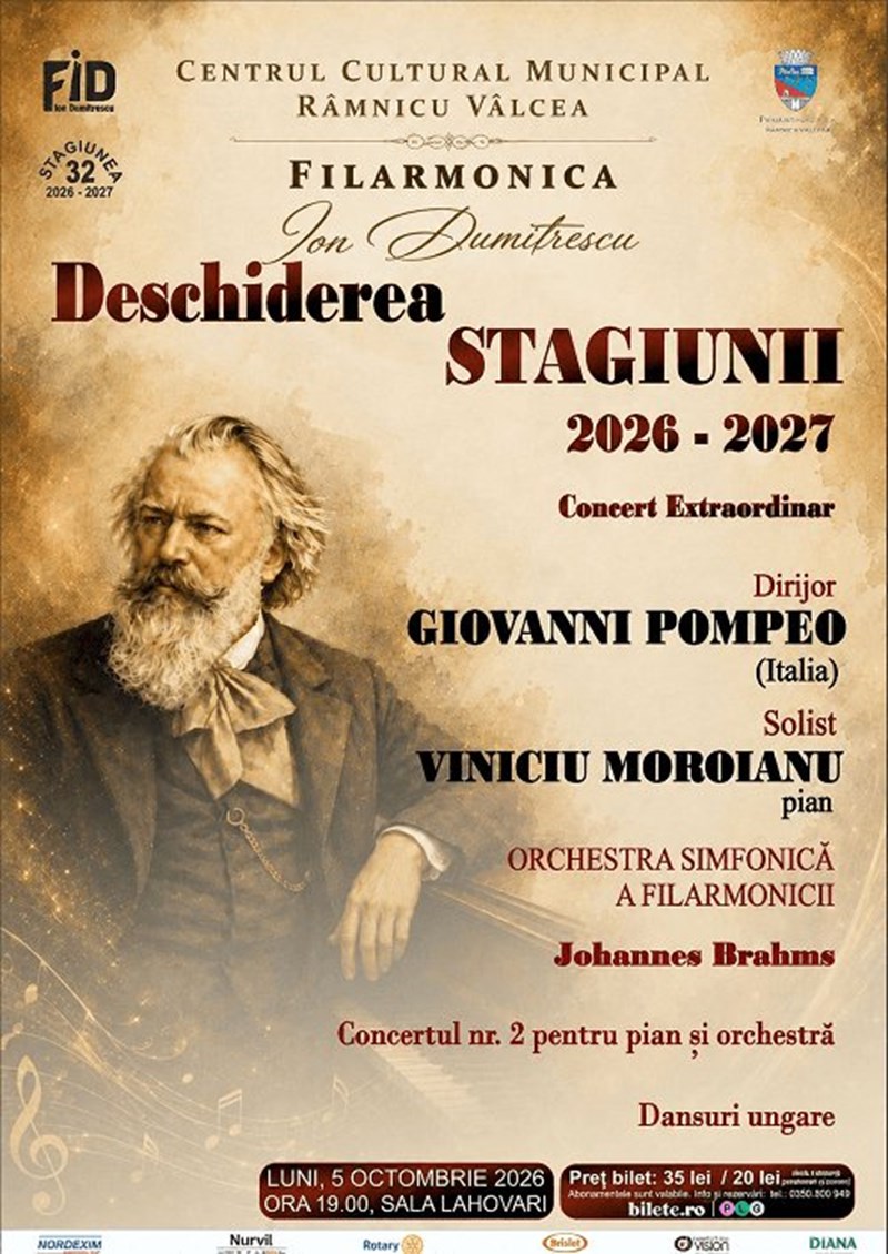 bilete Deschiderea stagiunii - Concert Extraordinar