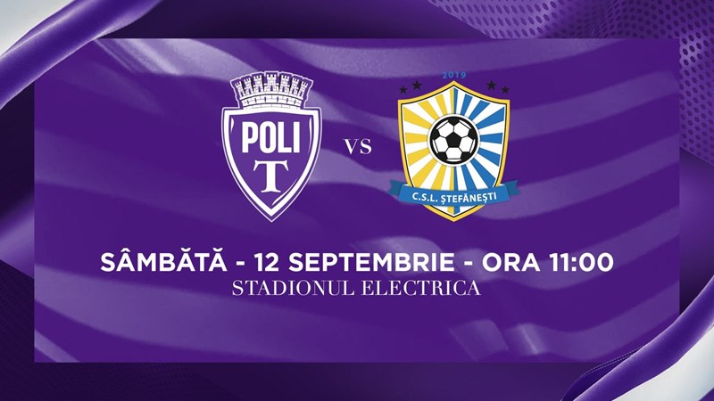 bilete Politehnica Timisoara vs CSL Stefanesti