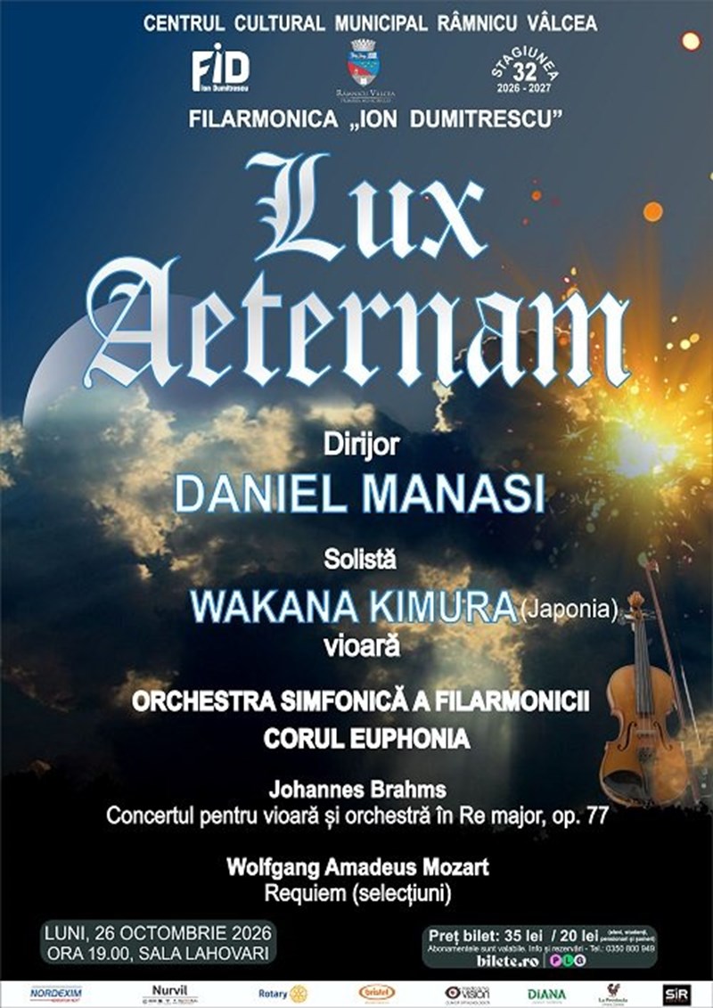 bilete LUX AETERNAM