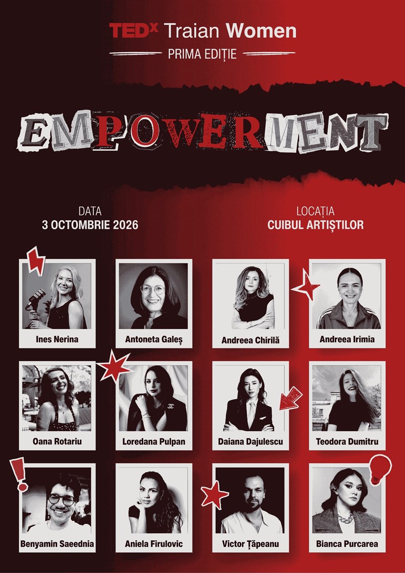 bilete TEDx Traian Women Empowerment