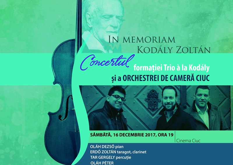 bilete In memoriam Kodaly Zoltan