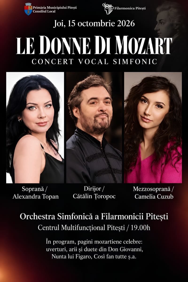 bilete Le Donne di Mozart - Concert Vocal Simfonic