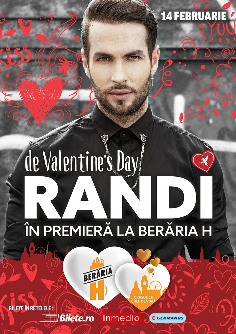 bilete Randi de Valentine's Day la Beraria H