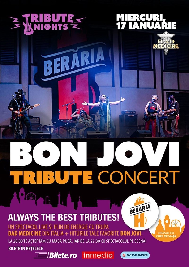 bilete Bon Jovi Tribute Concert @ Tribute Nights