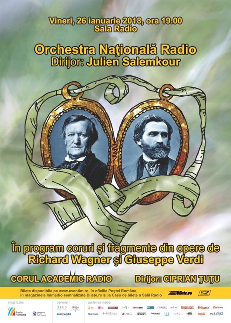bilete Orchestra Nationala Radio – Wagner, Verdi