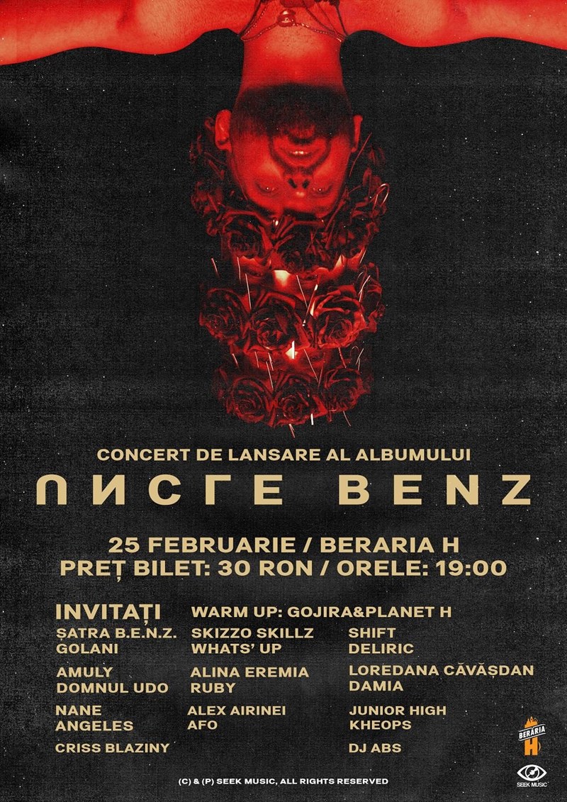 bilete NOSFE - Concert de lansare al albumului UNCLE BENZ