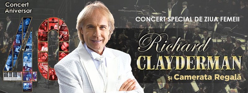 bilete Richard Clayderman - Concert Special de Ziua Femeii