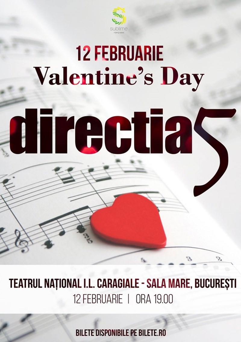 bilete Directia 5 de Valentine's Day @ TNB