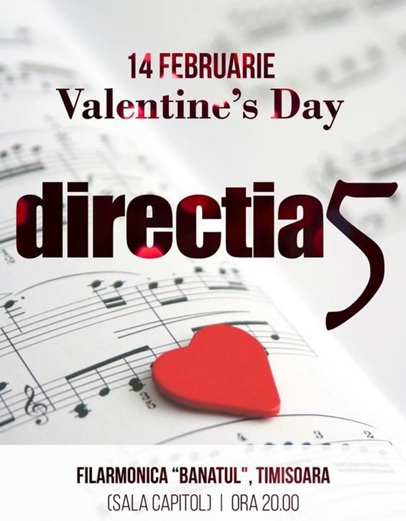 bilete Concert Directia 5 de Valentine's Day