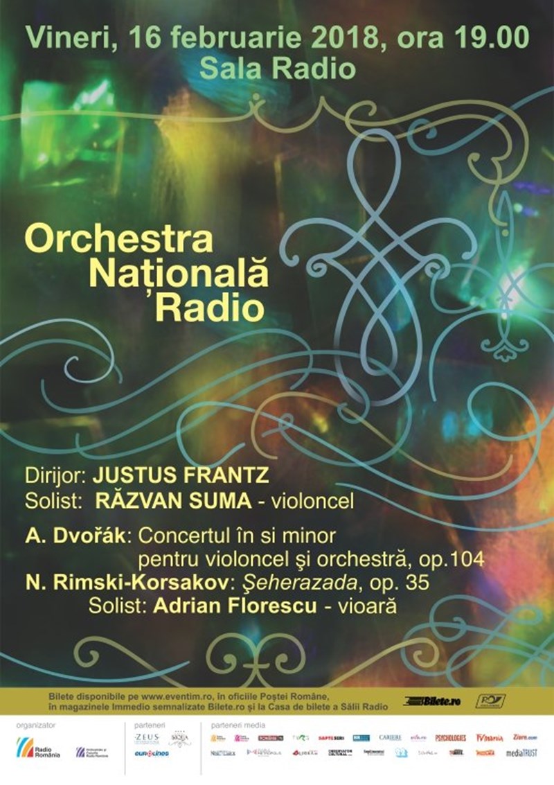 bilete Justus Frantz - Razvan Suma - Orchestra Nationala Radio