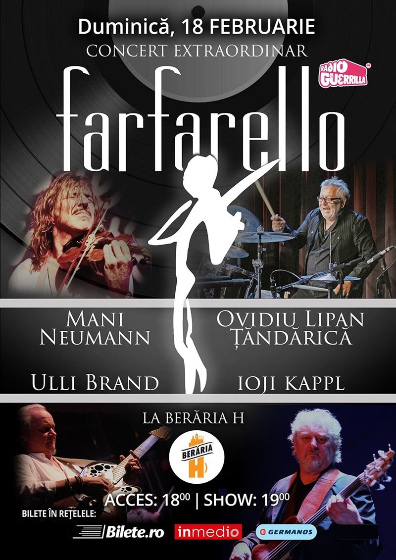 bilete Farfarello feat. Tandarica si Ioji Kappl