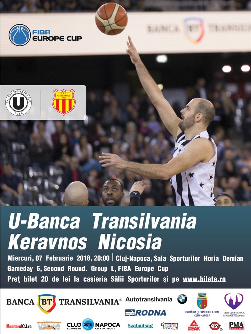 bilete U-Banca Transilvania Keravnos Nicosia
