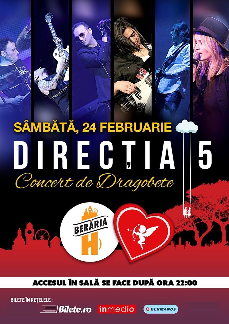 bilete Directia 5 - Concert de Dragobete la Beraria H