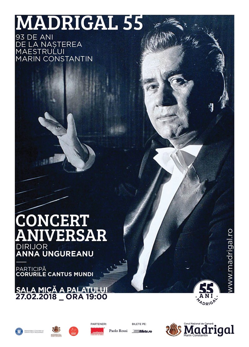 bilete Concert Corul National de Camera Madrigal-Marin Constantin