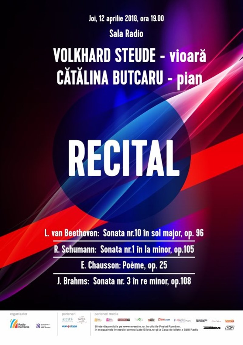 bilete Volkhard Steude - Catalina Butcaru - Recital