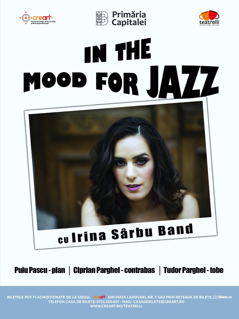 bilete Irina Sarbu Band - In The Mood For Jazz