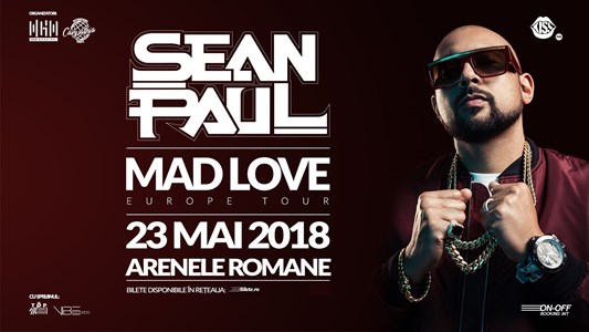 bilete Sean Paul - Mad love - Europe tour