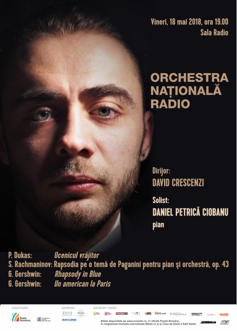 bilete Daniel Petrica Ciobanu - ONR - Rachmaninov,Gershwin