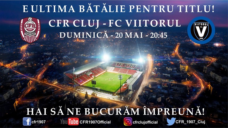 bilete CFR 1907 Cluj - FC Viitorul Constanta