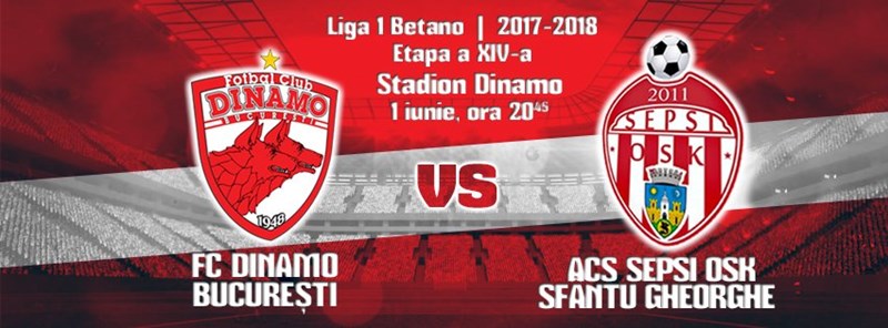bilete FC Dinamo Bucuresti - Sepsi OSK Sf. Gheorghe