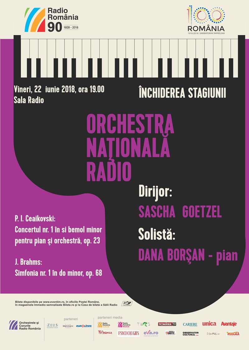 bilete Sascha Goetzel - Dana Borsan - Orchestra Nationala Radio