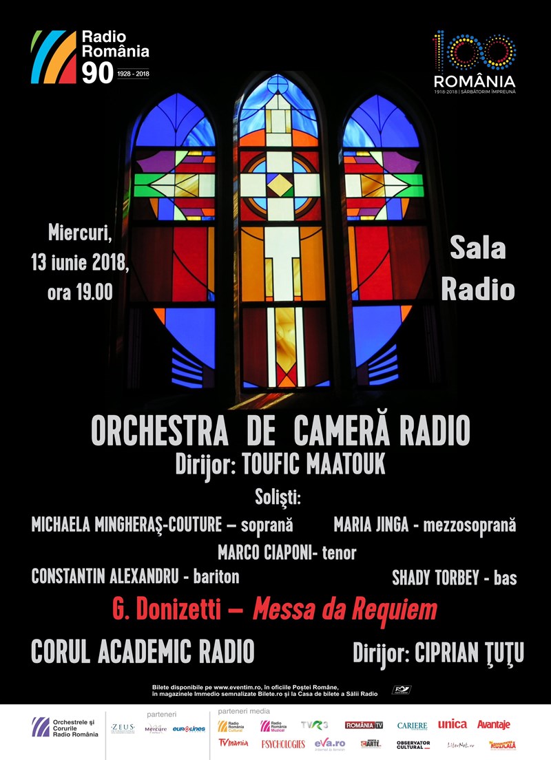 bilete G. Donizetti - Messa da Requiem - Orchestra de Camera Radio