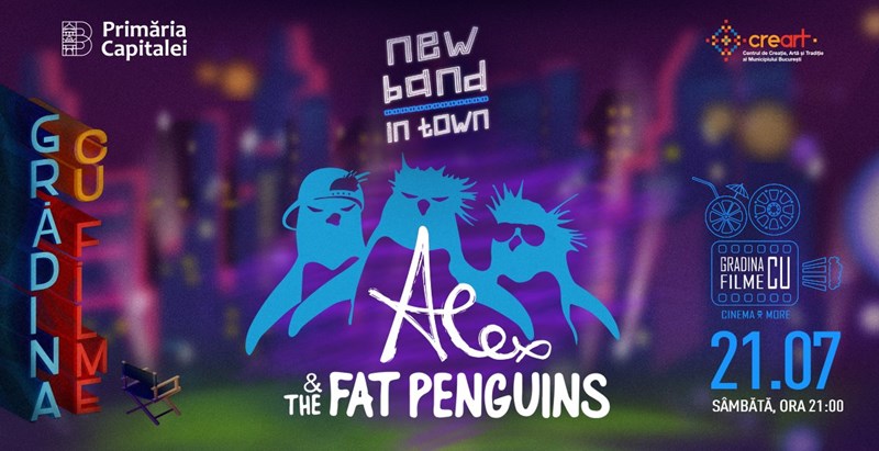 bilete Concert Alex & the Fat Penguins – New band In town la Gradina cu Filme