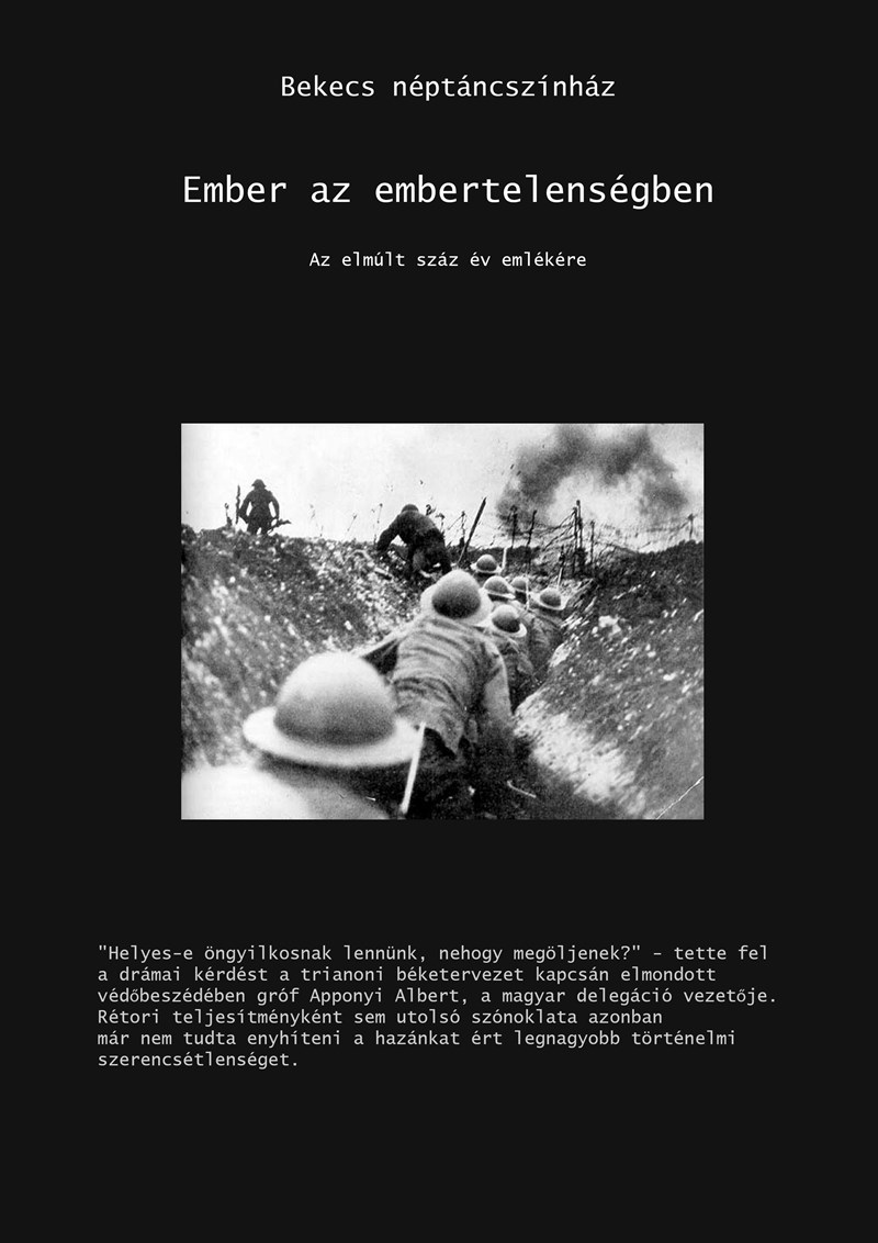 bilete Ember az embertelenségben
