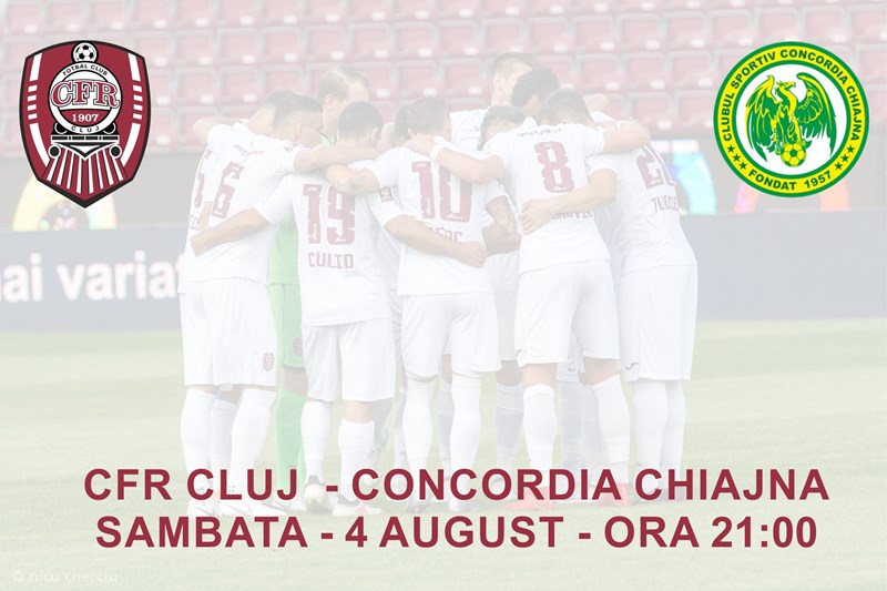 bilete FC CFR 1907 Cluj – CS Concordia Chiajna