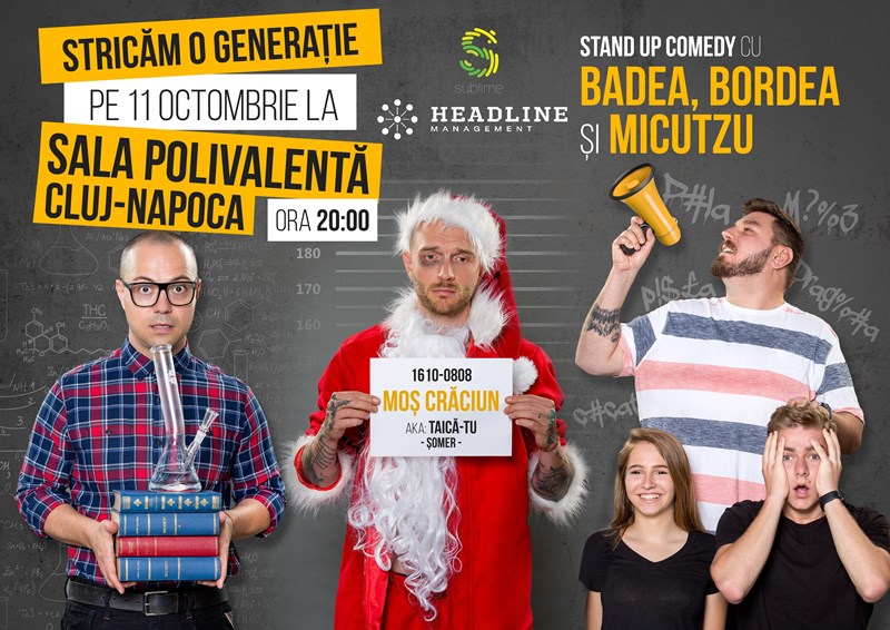 bilete Stand Up Badea, Bordea si Micutzu - Stricam o generatie