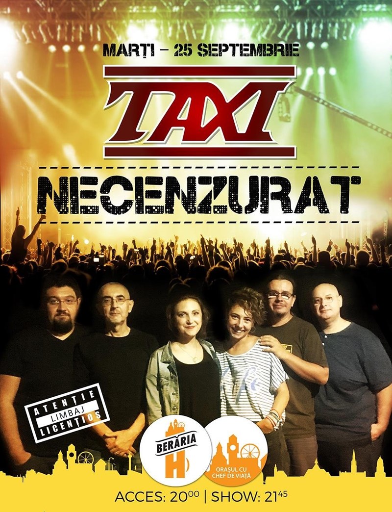 bilete Concert TAXI - Necenzurat